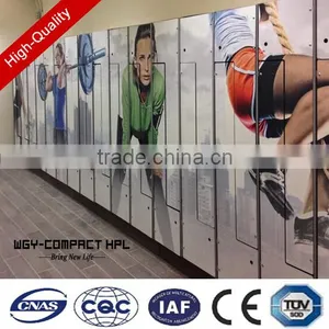 Professional Various Colored Four Door Good Intensity Compact Hpl Popular Club Locker thumbnail-2