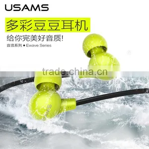 USAMS Ewave Series 1.2m Stereo Earphone Waterproof Sport Music in Ear Headphone With Mic for Universal Mobile Phone MT-5284 thumbnail-2
