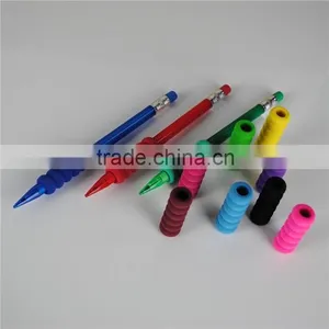 Soft Ball Pen or Pen Grip Muti-colored for Kid Student School Office Suppl thumbnail-1