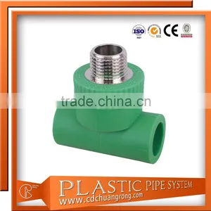 Ppr Raw Material Male Threaded Tee Fitting thumbnail-2
