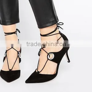 Sexy Lace up High Heel Pump Shos Women thumbnail-1