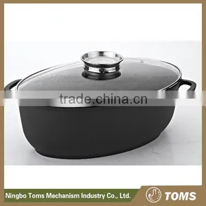 Top Quality Environmental Friendly Aluminium Cast Iron Roaster Pan thumbnail-1
