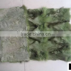 Factory Wholesale 100% Genuine Scrap Fox Fur Plates in Low Price thumbnail-6