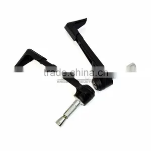 BJ-LG-004 Black Bent Style Plastic Motorcycle Brake Lever Guard thumbnail-3