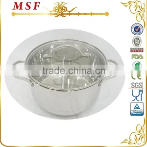 Mirror Polished Interior and Exterior Pot Stainless Steel Cooking Tools thumbnail-1