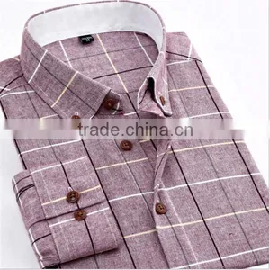 Custom Made Stylish Check Shirts for Men 100% Polyester Shirts thumbnail-3