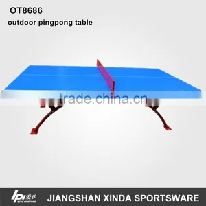 Blue SMC Outside Table Tennis Table thumbnail-1