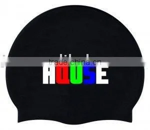 Silicone Printed Swim Cap thumbnail-1