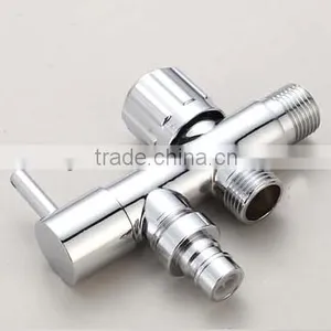 Brass Cold Water Tap, Double Handle and 2 Wayout thumbnail-1