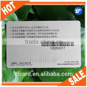 Eco-Friendly Custom Made Plastic Card Barcode thumbnail-1