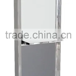 2015 Professional Salon Hair Dressing Make up Stainless Steel Styling Mirror Salon Hairdressing Mirror Station thumbnail-1