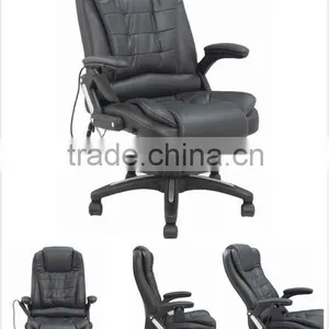 SAA ROHS CE Certified Stylish 6 Point Massage Chair Leather Office Chair With Armrest K-8901A-6 thumbnail-2