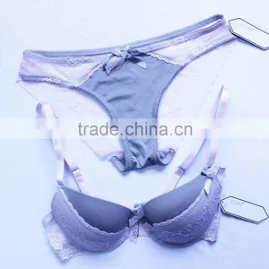 OEM Underwear Fancy Girl Bra and Panties With Lace Sexy Ladies Bra Set Supplier's Choice thumbnail-1