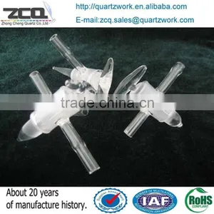 High Precision Quartz Glass Flask Lab Glass Reaction Vessel thumbnail-3