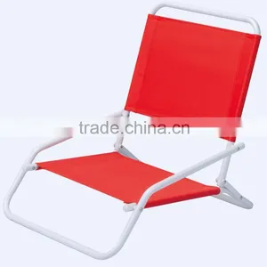 Comfortable Folding Beach Chair With Armrest and Backrest thumbnail-1