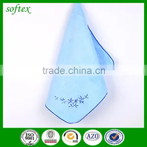 100% Polyester Embroidery Kitchen Towel Microfiber Hand Towel Plain Dish Cloth thumbnail-4