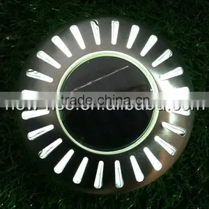 Stainless Steel Solar Garden Deck Light thumbnail-1