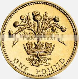 Coins Metal Handicraft Gold Plated Eagle Coin thumbnail-1