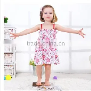 Spring and Summer Skirts Baby Girl Baby Baby Clothes Cotton Printed Dress / European Style Girls Dress Striped Section thumbnail-5