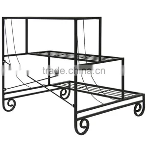 Iron Wedding Flower Pot Stand Centerpieces 3 Tier Designs Rack thumbnail-3