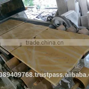 Vietnam Wood Marble Tile Yellow thumbnail-2