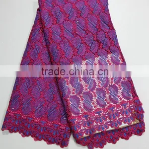 African Lace Fabrics in Turkey African Nigerian Guipure Lace Women Cord Lace for Party Dress thumbnail-5