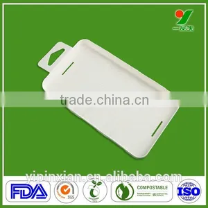 Wholesale Eco-friendly Biodegradable Sugarcane Fiber Phone Case Packaging Tray With Bagasse Pulp thumbnail-1
