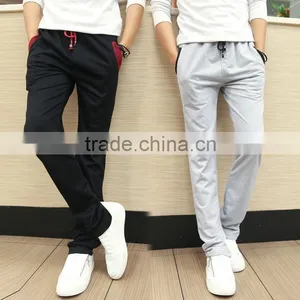 Chino Pants - Mens Chino Jogger Pants With Cuffs - Drop Crotc Chino Pants - Drop Crotch Chino Pants - Wholesale Mens Cotton Slim thumbnail-1