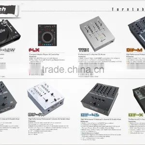China Supplier DJ Studio Mixers 4-channel 5 High-quality Digital Performance Effects Digital Audio Midi Mixer thumbnail-4