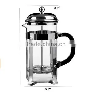 2016 Hot Selling French Press Coffee Maker Stainless Steel French Coffee Press thumbnail-5