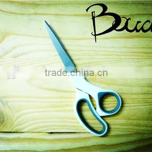 Soft Handle Hot Sale Office Scissors With Plastic and TPR Handle BD-S1703 thumbnail-1