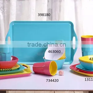 Fashionable Design Melamine Square Solid Color Dinnerware Sets thumbnail-1