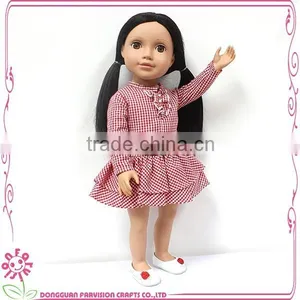 Fashion Plastic Vinyl Half Cloth Body Doll Toys , PVC Vinyl Doll for Girls thumbnail-1