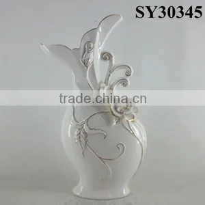 Decorative White Ceramic and Porcelain Vases thumbnail-4