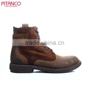 Nubock or Swede Leather Mens Martin Boots thumbnail-2