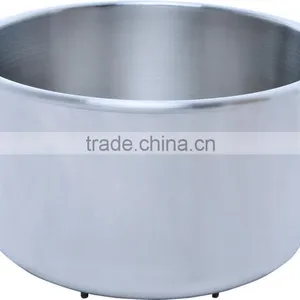 Commercial Kitchen Use Stainless Steel Round Mixing Bowl With Handle for Food Machine, Knead Dough and Egg Stirring thumbnail-5