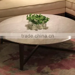 Italian Style Marble Coffee Table (T-85A+B+C) thumbnail-1