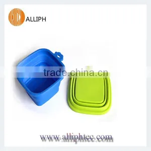 Portable Silica Gel Pet Bowl for Dog and Cat thumbnail-1