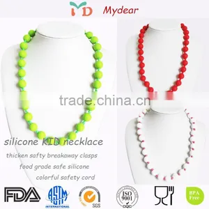 Silicone Beads for Teething Silicone Baby Teether Necklace Teether thumbnail-3