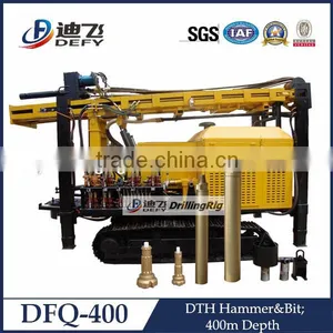 DFQ-400 Powerful Crawler Mounted DTH Blast Drilling Rig thumbnail-1