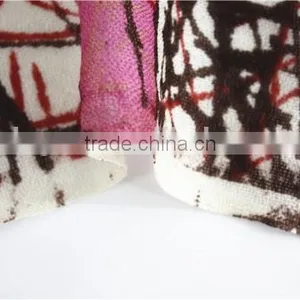 Geometry Pattern Print Wool Scarf thumbnail-5
