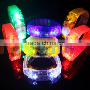 Led Flashing Slap Bracelet Watch thumbnail-2