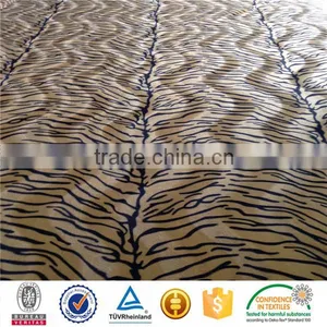 Cow Skin Printed Short Pile Velour Fabric thumbnail-3
