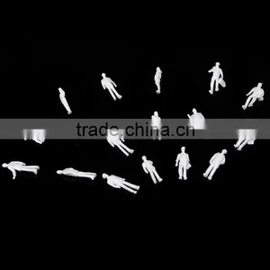 Artificial Model Human White Figure, Scale Models Figure, Model White Figure for 1/150 thumbnail-1