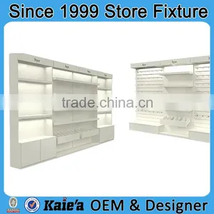 Wooden Wall Panels Display Rack/clothes Display Cabinet for Store thumbnail-3