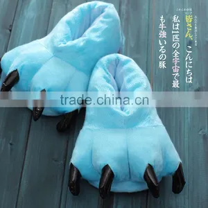 Guangzhou Women Shoes Snake Pattern Accessories Genuine Leather Plush Winter Boots Winter Slipper Plush Indoor Shoes thumbnail-1