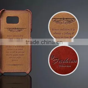 Card Holder Genuine Wax Matt Leather Back Cover For Samsung Galaxy S6 thumbnail-5