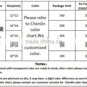 KC2 Square 12*12 14*14 Flat Back Sew on Acrylic Rhinestones for Fashion Decoration, Craft Making, Garment Bags Accessories thumbnail-3
