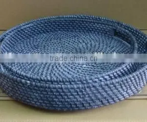 Round Rattan Tray thumbnail-3