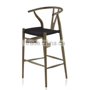 Antique Y-Shape Restaurant Furniture Solid Wood Arm Chair thumbnail-6